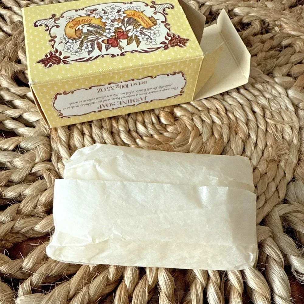 Vintage French‎ Jasmine Bath Bar Soap 3.5 oz Triple-Milled Sealed Discontinued